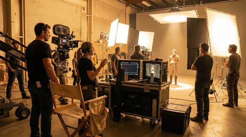 91国际化专业拍摄团队合作现场